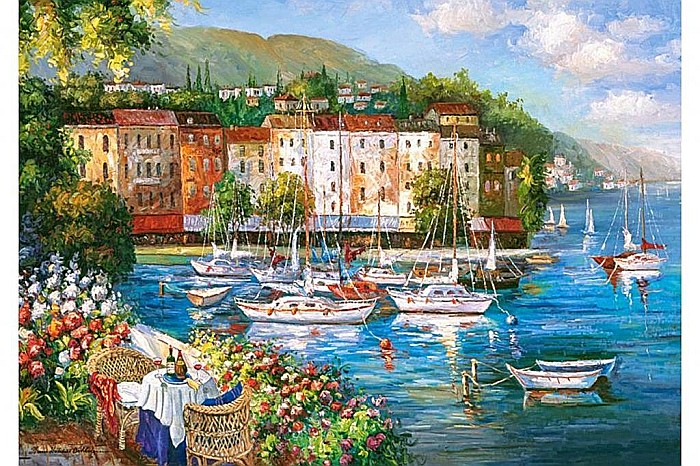 Puzzle 500 piese Harbour of Love 53414 [2]