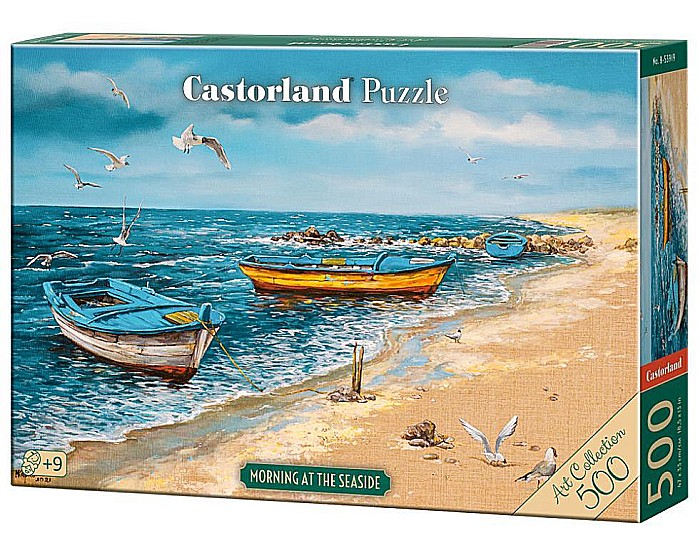 Puzzle 500 piese Morning at the seaside - Art Collection Castorland 53919 [1]