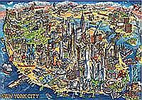 Puzzle 500 piese New York City Map 18453 [2]