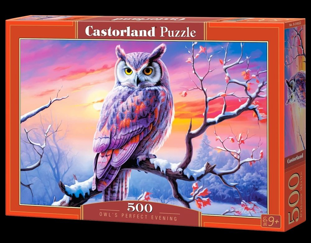 Puzzle 500 piese Owl's Perfect Evening 054022 Castorland [1]