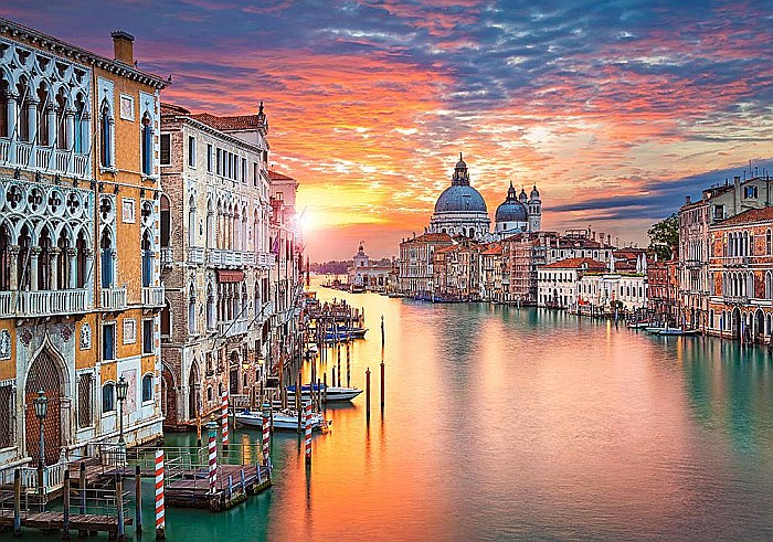 Puzzle 500 piese Rasarit in Venetia 52479 [2]