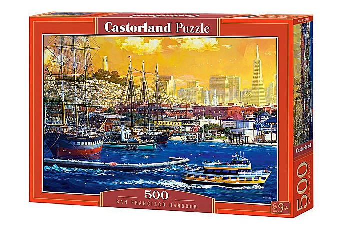 Puzzle 500 piese San Francisco Harbour 53735 Castorland [1]