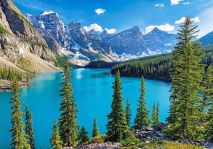 Puzzle 500 piese Spring at Moraine Lake Canada 53810 Castorland [2]
