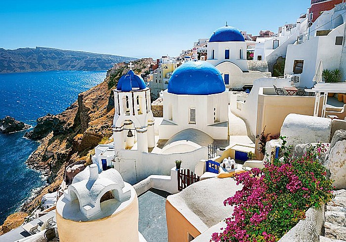 Puzzle 500 piese Summer in Santorini Castorland 53575 [2]