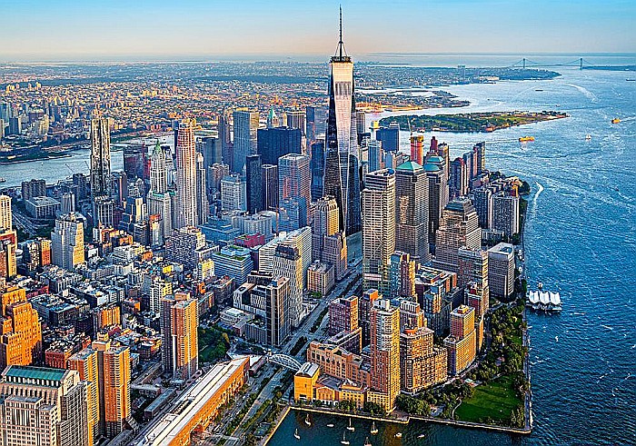 Puzzle 500 piese Sunset Over Manhattan 53674 Castorland [2]