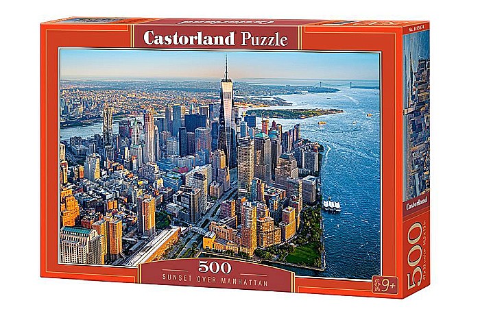 Puzzle 500 piese Sunset Over Manhattan 53674 Castorland [1]