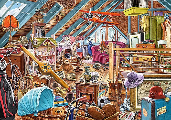 Puzzle 500 piese The Cluttered Attic 53407 [2]