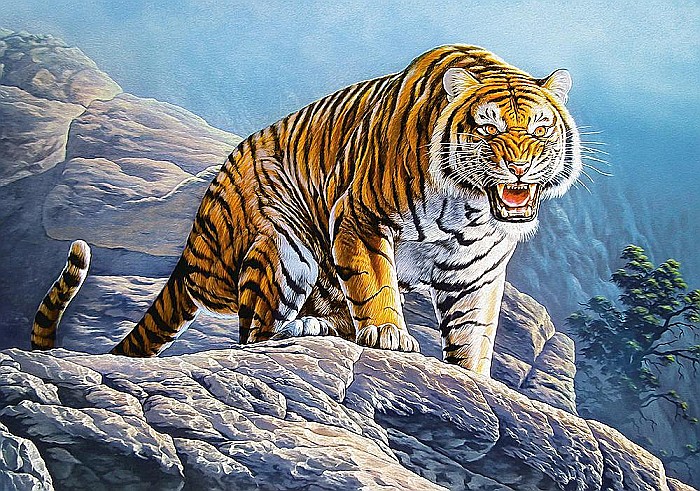 Puzzle 500 piese Tigru 53346 [2]