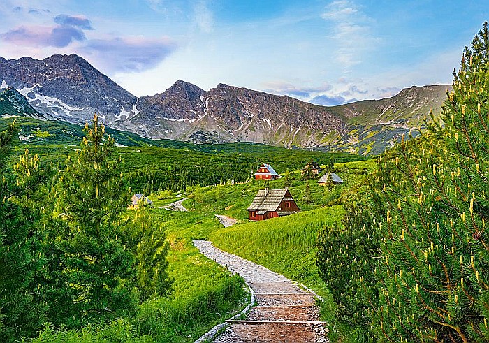 Puzzle 500 piese Trail in Tatras, Poland Castorland 53582 [2]