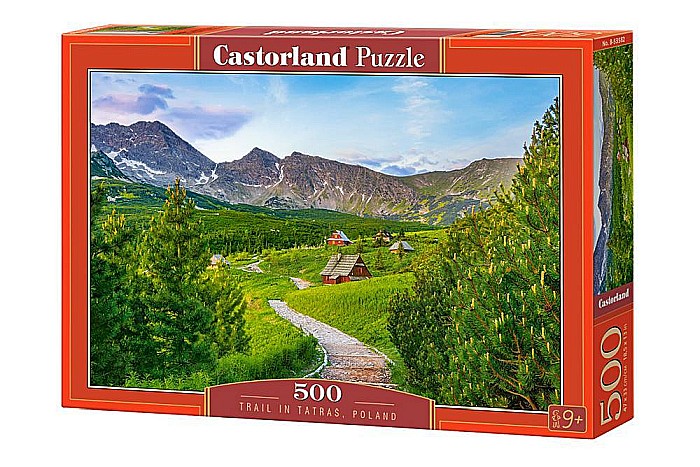 Puzzle 500 piese Trail in Tatras, Poland Castorland 53582 [1]