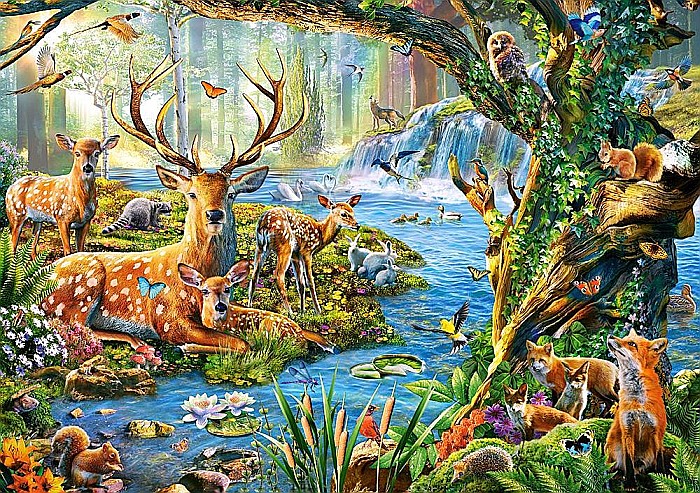 Puzzle 500 piese Viata in Padure 52929 [2]
