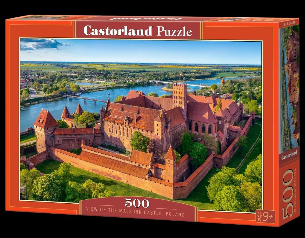 Puzzle 500 piese View of The Malbork Castle, Poland 054039 Castorland [1]