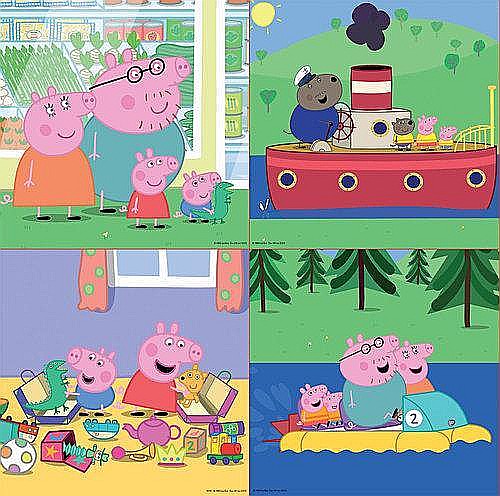 Puzzle 6-9-12-16 piese Peppa Pig Educa 15918 [2]