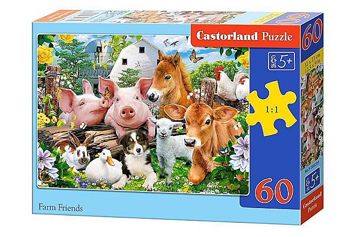 Puzzle 60 piese Farm Friends Castorland 66209 [1]