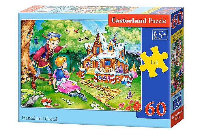 Puzzle 60 piese Hansel and Gretel Castorland 66216 [1]