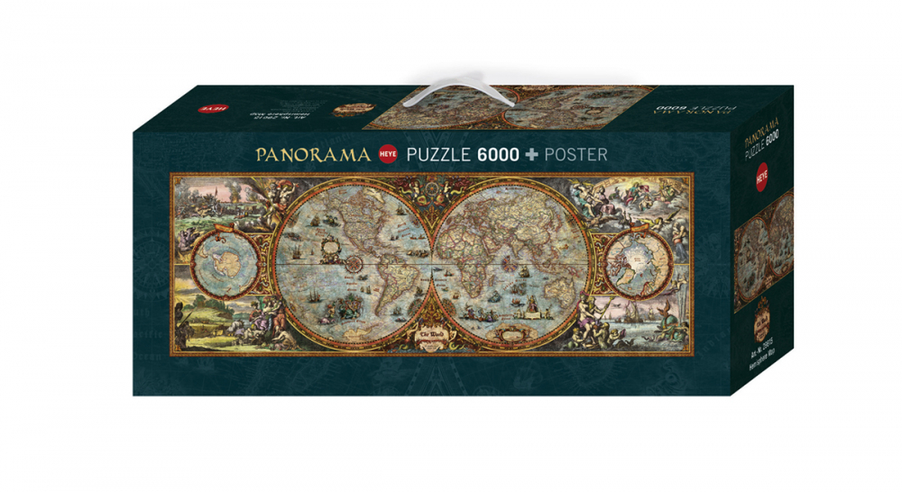Puzzle 6000 piese – Harta emisferica (Hemisphere Map) – Rajko Zigic [1]