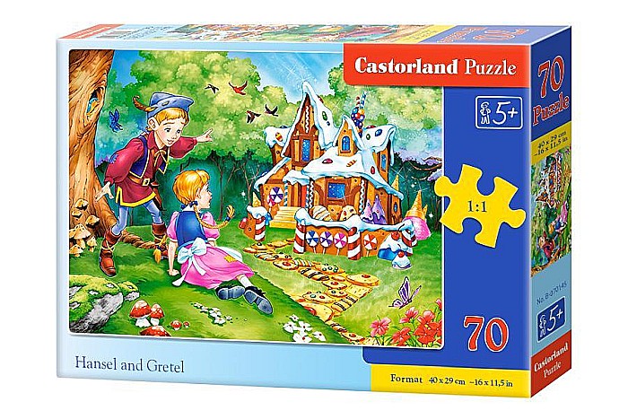 Puzzle 70 piese Hansel and Gretel Castorland 70145 [1]