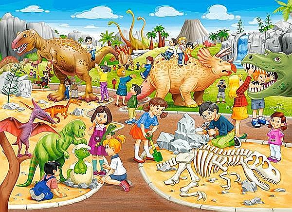 Puzzle 70 piese Parcul Dinozaurilor 70046 [2]