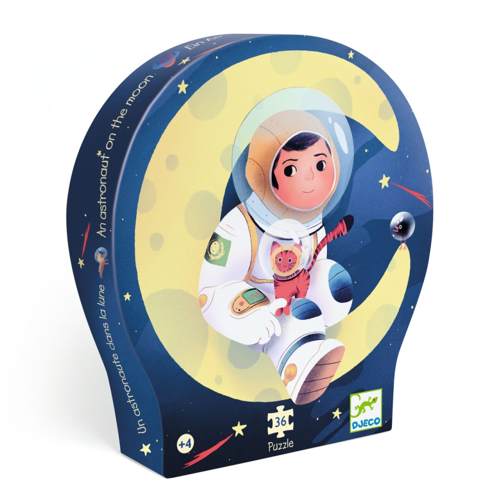 Puzzle Astronaut pe luna, Djeco [1]