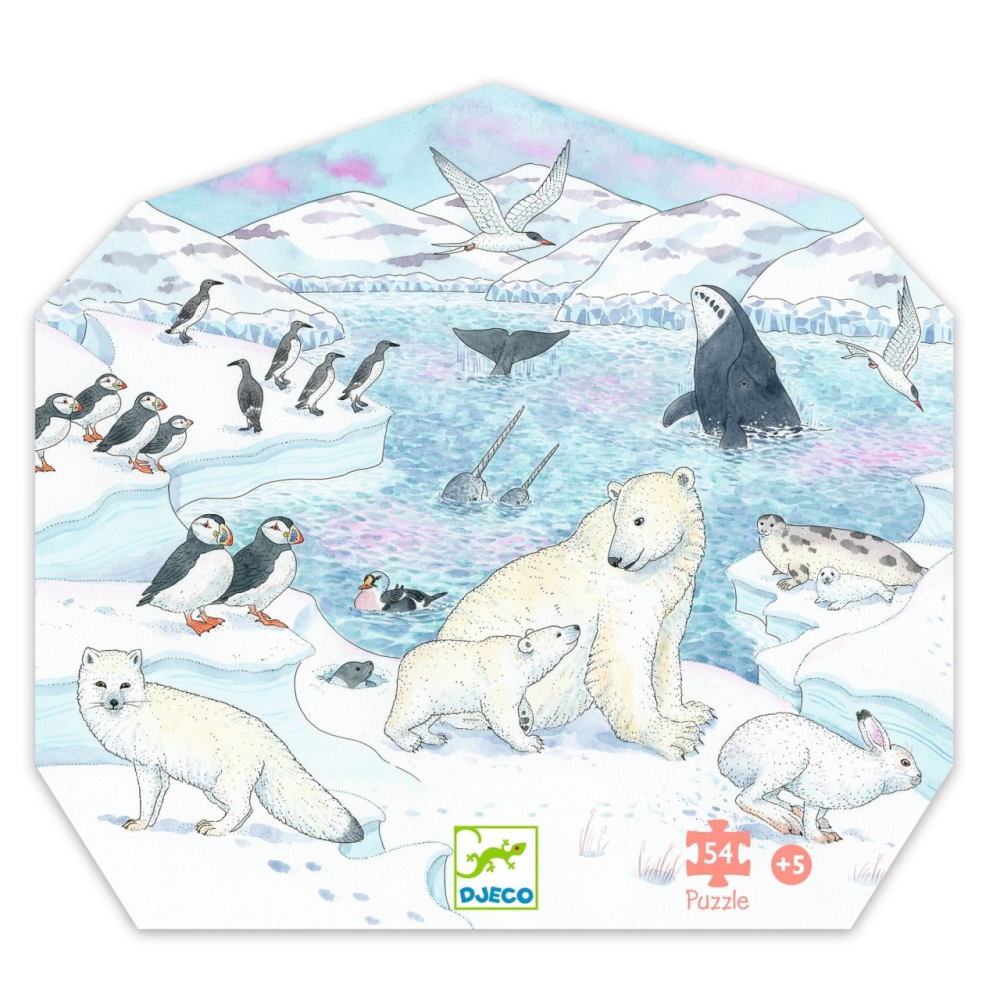 Puzzle Blandete polara, Djeco [2]