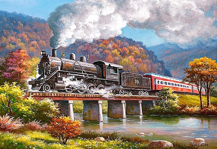 Puzzle de 500 piese Iron Horse 53452 [2]