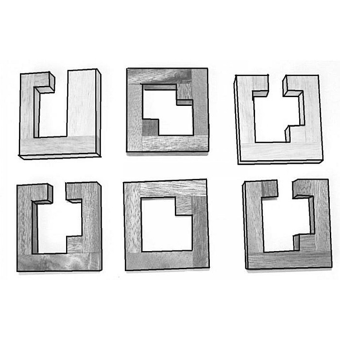 Puzzle din lemn JAM - Leonardo da Vinci [3]