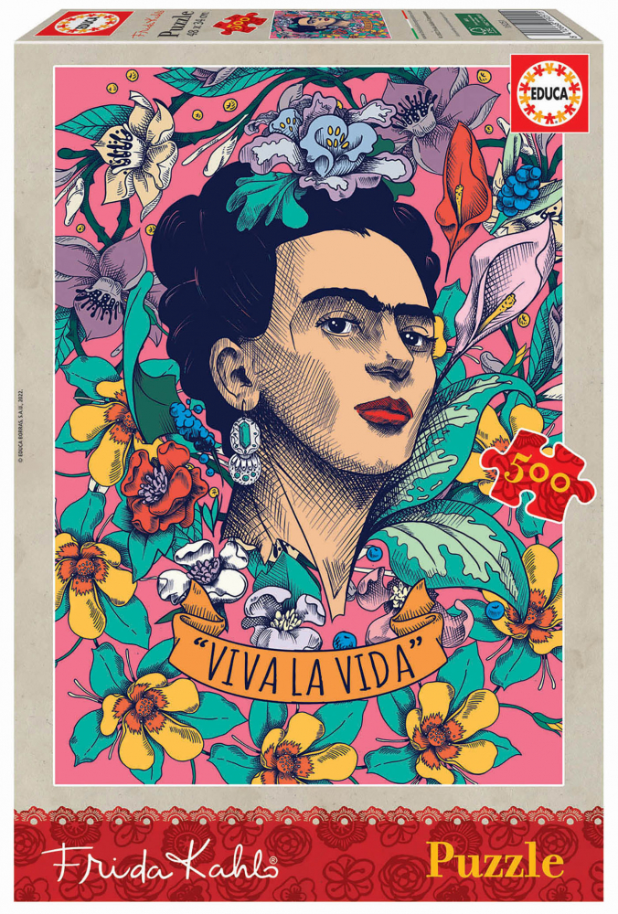 Puzzle Educa Frida Kahlo Viva la Vida 500 piese [1]