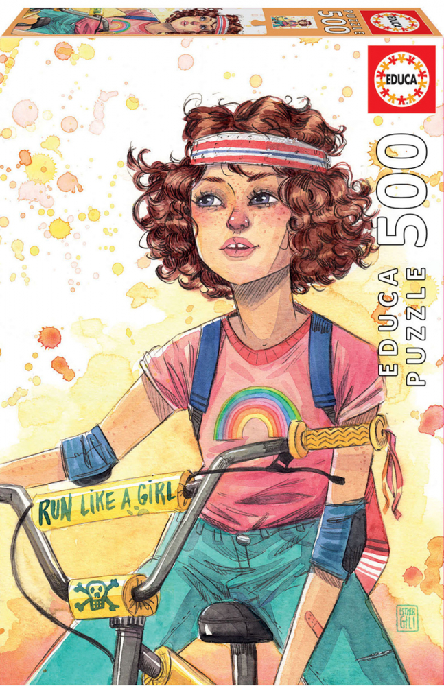 Puzzle Educa - Run Like A Girl - 500 piese [1]