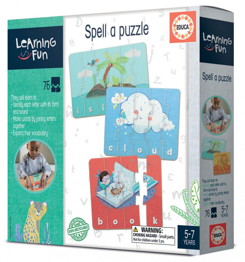 Puzzle educativ Educa – Litere (76 piese) [1]