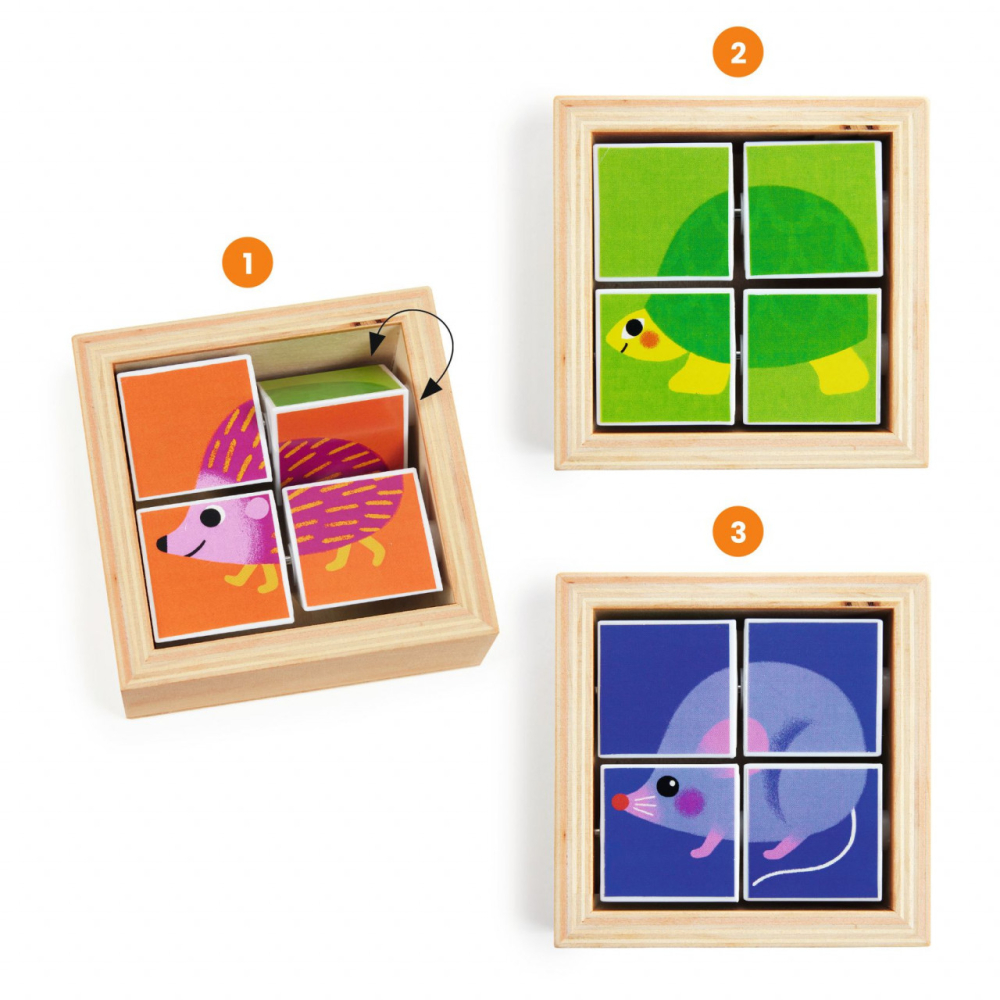 Puzzle forme rotative Tournibist, Djeco [2]