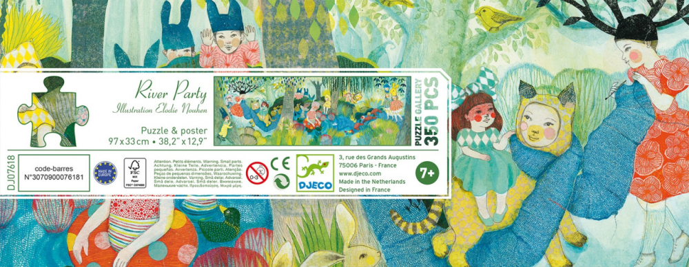 Puzzle galerie Petrecere la rau, Djeco [4]