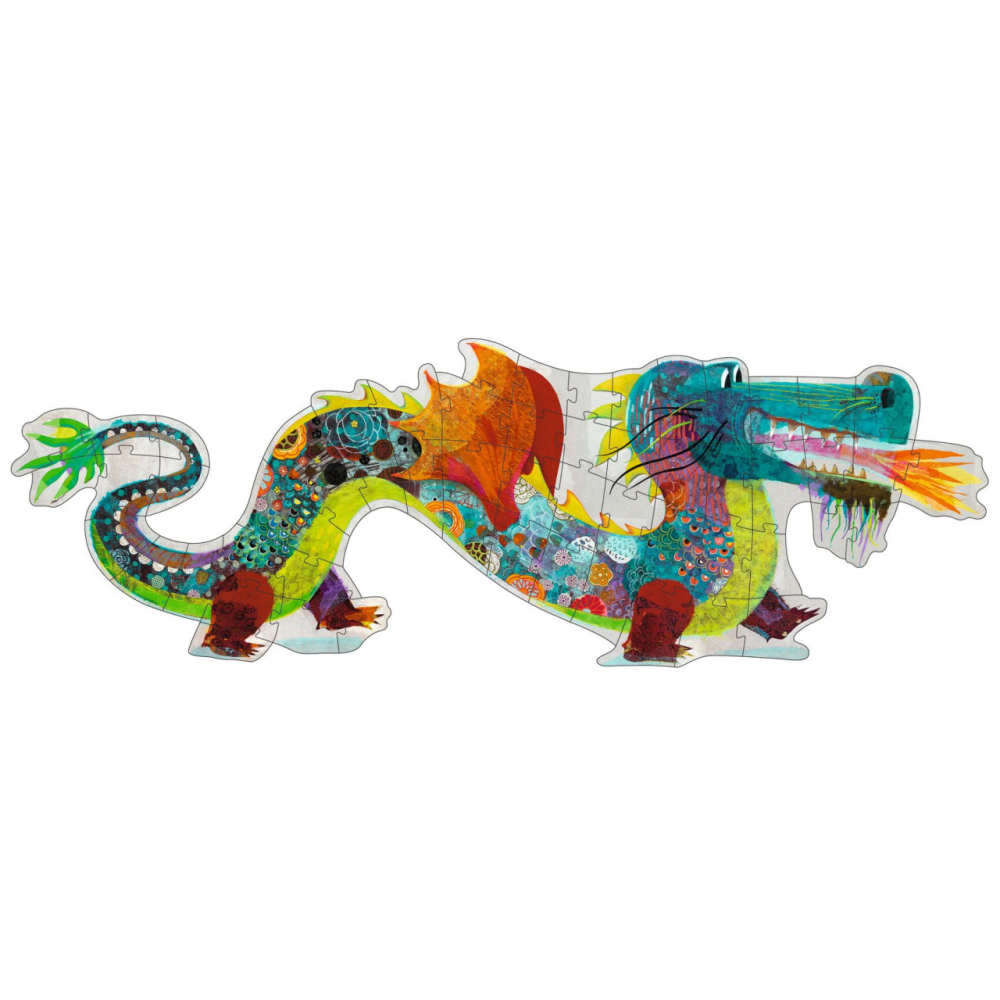 Puzzle gigant Leon dragonul, Djeco [3]