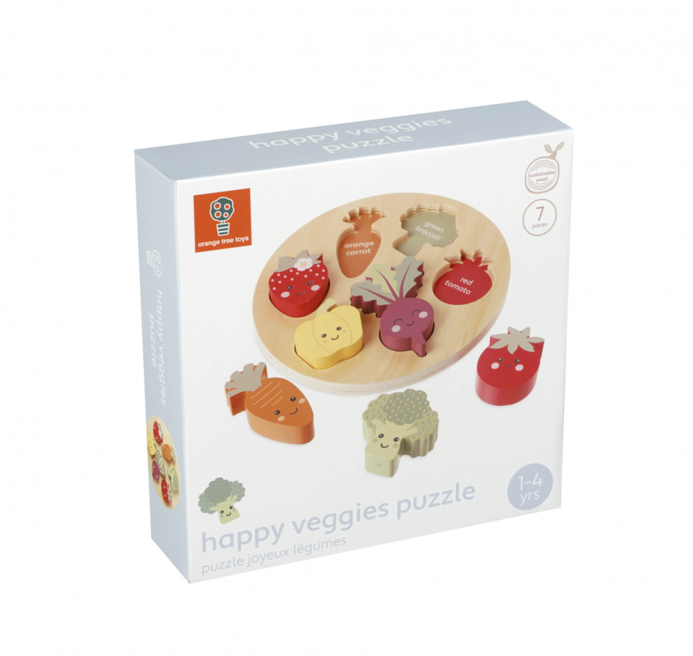 Puzzle legume si fructe, Orange Tree Toys [3]