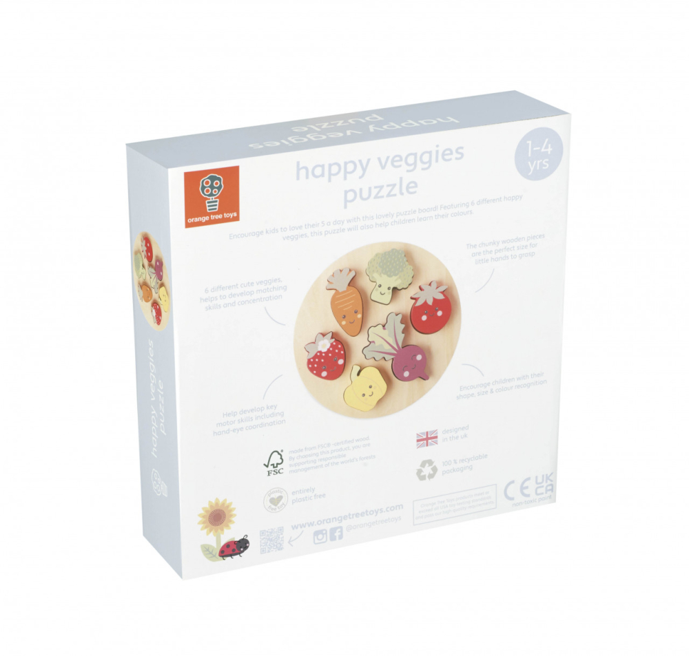 Puzzle legume si fructe, Orange Tree Toys [4]