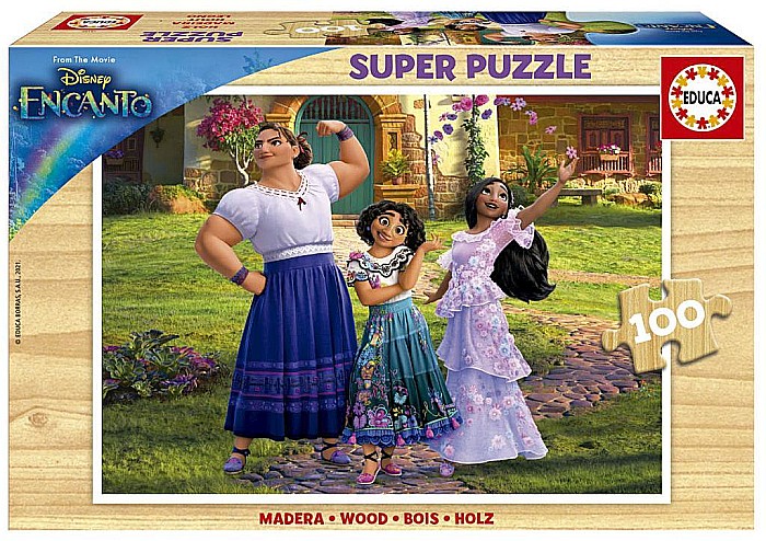 Puzzle lemn 100 piese Encanto Disney Educa 19199 [1]