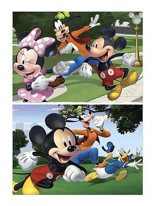 Puzzle lemn 2x48 piese Mickey & Friends 18885 EDUCA [2]