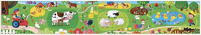 Puzzle Panoramic 26 piese Story Puzzle Farm 18900 EDUCA [2]