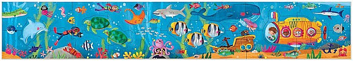 Puzzle Panoramic 26 piese Story Puzzle Underwater World 18902 EDUCA [2]