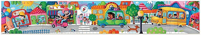 Puzzle Panoramic 26 piese Story Puzzle Vehicule 18901 EDUCA [2]