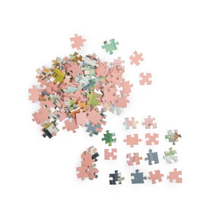 Puzzle panoramic Stradute pariziene 350 Piese Moulin Roty [3]