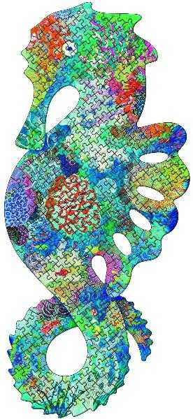 Puzzle Puzz'Art Calut de mare, Djeco [3]