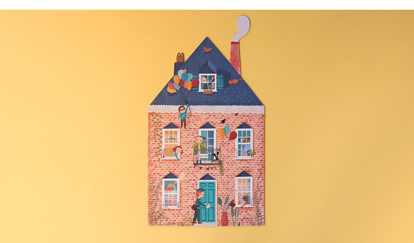 Puzzle reversibil Bun venit acasa, Londji [4]