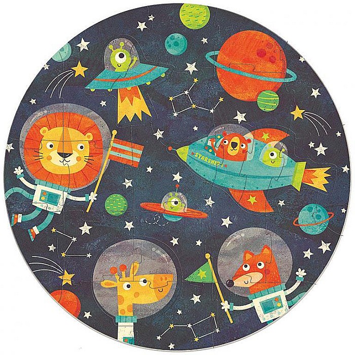 Puzzle rotund 28 piese The Space Educa 18908 [2]
