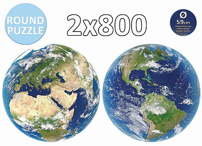 Puzzle rotund 2x800 piese Terra Educa 19039 [2]