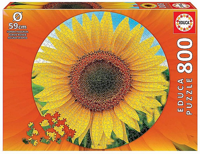 Puzzle rotund 800 piese Girasol Round Puzzle 19034 EDUCA [1]