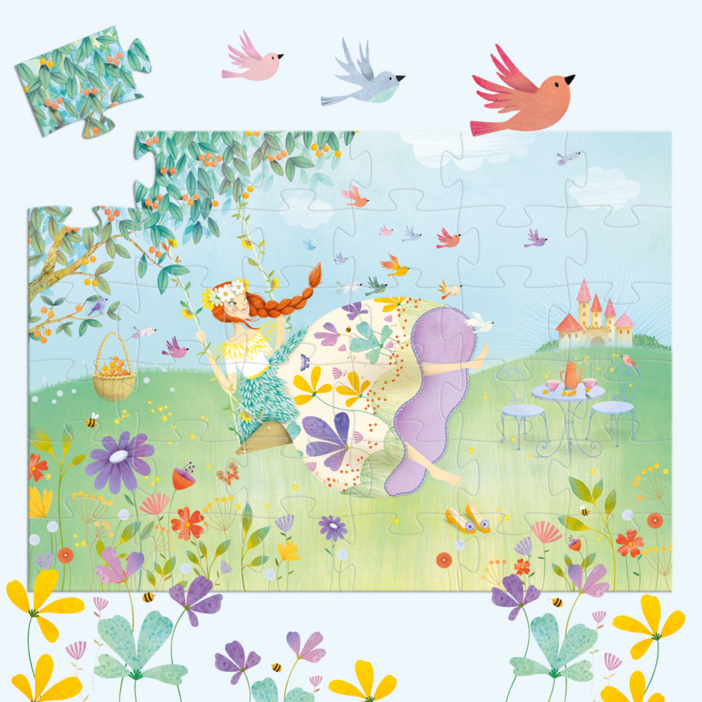 Puzzle Zana primaverii, Djeco [4]