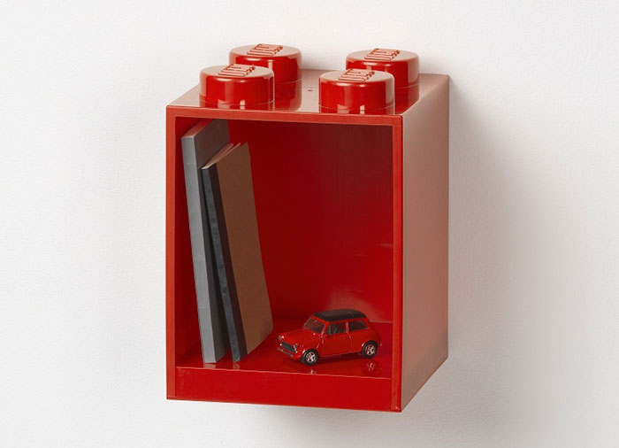 Raft Caramida LEGO 2x2 - Rosu [2]