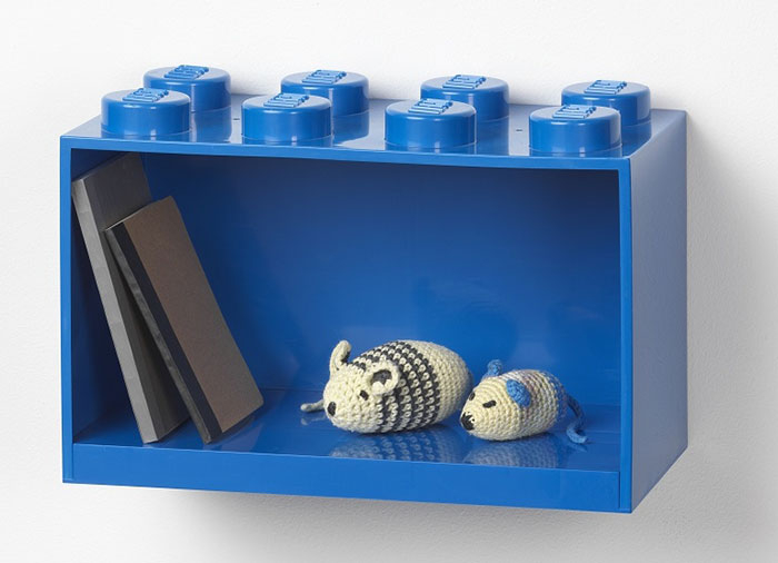 Raft Caramida LEGO 2x4 - Albastru [2]