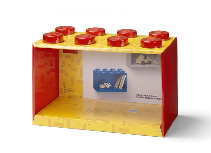 Raft Caramida LEGO 2x4 - Rosu [3]