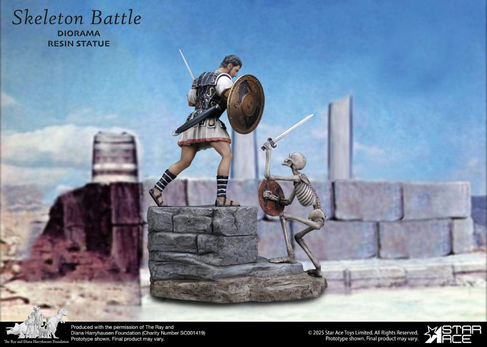 Ray Harryhausen Diorama 1/8 Skeleton Battle Scene 30 cm [7]